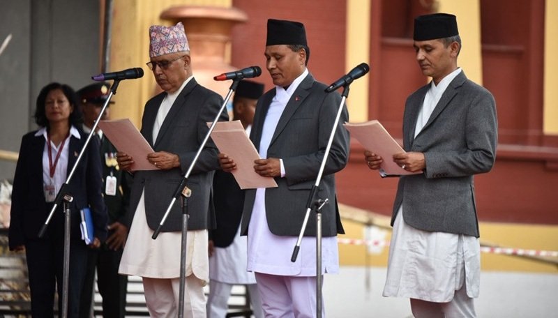 New Nepal interim ministers sworn in after protests