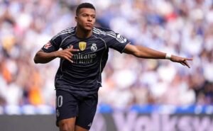 Mbappe inspires 10-man Real Madrid to victory at Real Sociedad