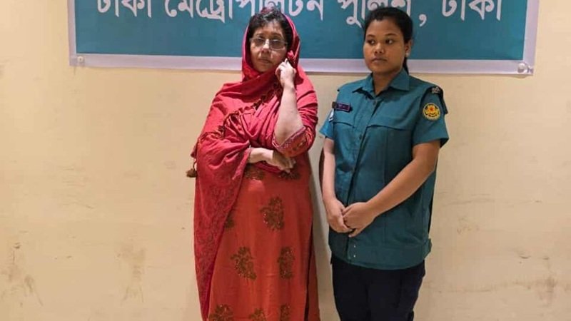 Ex-DNCC female councillor Nargis arrested from Gulshan