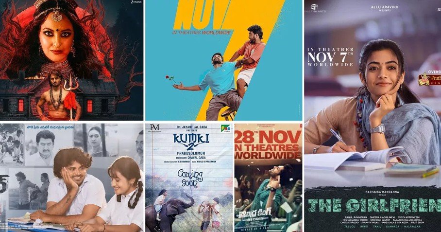 Top 12 South Indian films releasing November 2025