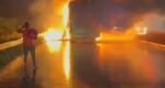 25 killed as bus catches fire after crash in India