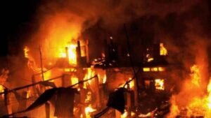 Three houses gutted in Sylhet’s Fenchuganj fire