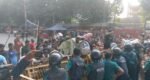 Police block disabled graduates at Shahbagh while marching to Jamuna