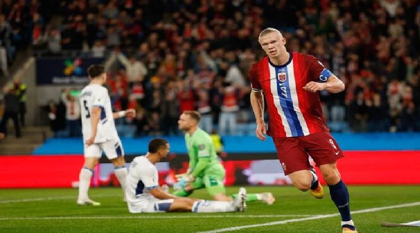 Haaland hits hat-trick as Norway crush Israel by 5-0