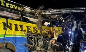 Uganda bus crash leaves 63 dead, several injured