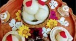 Narkeler Sada Naru (Coconut Ladoo)