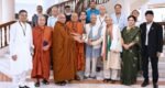 Buddhist leaders exchange greetings with CA marking Probarona Purnima