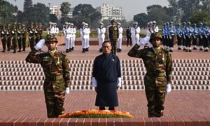 Bhutanese PM pays tribute to Liberation War martyrs in Savar
