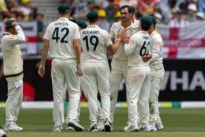 Australia beat England by eight wickets to win first Ashes Test