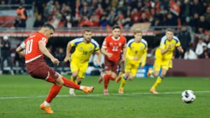 Swiss almost through to World Cup after 4-1 win over Sweden