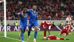 Mbappe’s four-goal bonanza earns Real Madrid 4-3 comeback win at Olympiacos