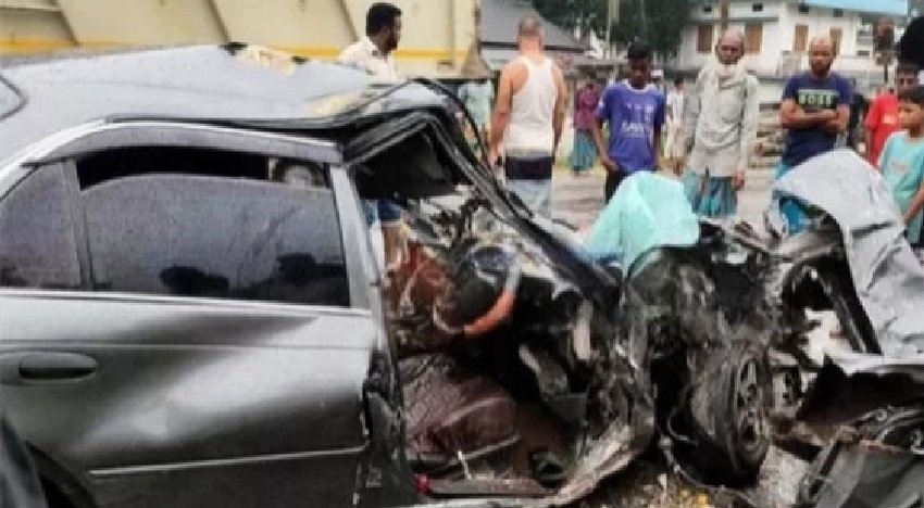 Father, daughter killed in Sylhet road accident