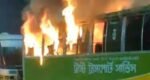 Seven vehicles set ablaze in 7 hours