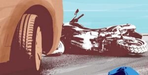 Couple on motorcycle killed after being run over by bus