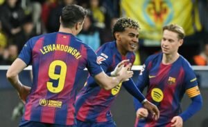 Raphinha, Yamal score as Spanish leader Barcelona beats Villarreal