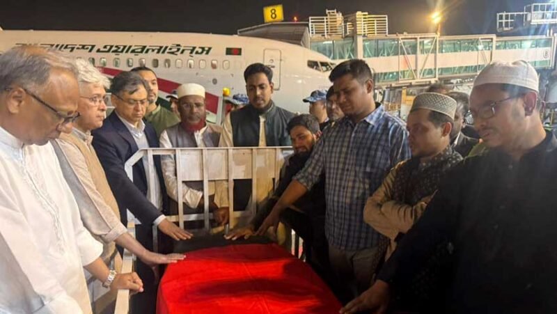 Osman Hadi’s body arrives in Dhaka