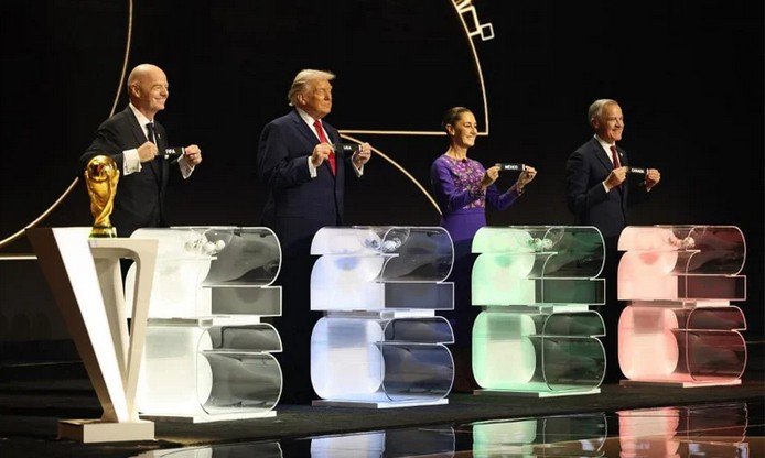 Draw for 2026 WC kind to favorites as Trump takes center stage