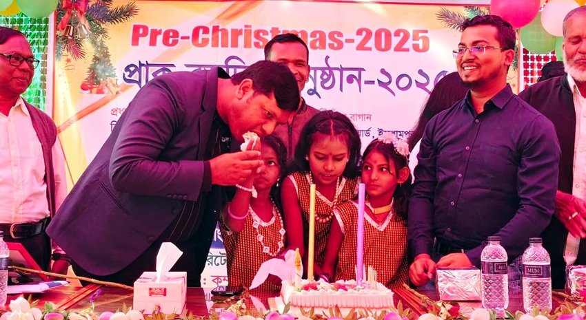 Pre-Christmas festivities light up Moulvibazar tea garden