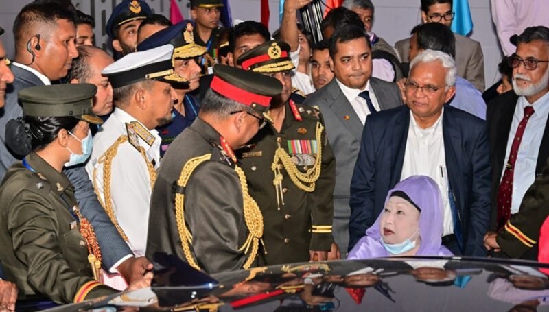Armed Forces chiefs visit Khaleda Zia at hospital