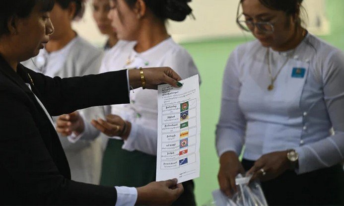 Myanmar pro-military party official says ‘winning’ junta-run poll