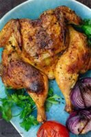 Juicy Grilled Whole Chicken