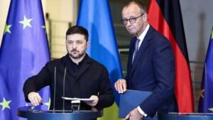 Merz says EU must use frozen Russian assets to pressure Putin