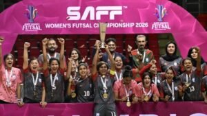 BFF arranges grand reception for SAFF Women’s Futsal champions