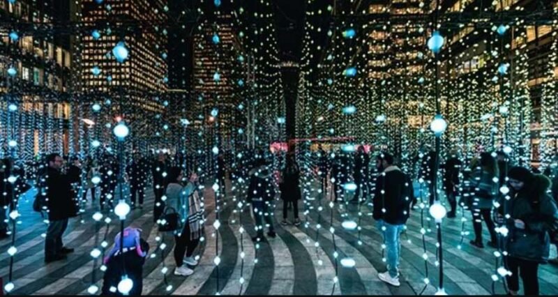 Canary Wharf set to light up in annual Winter light Festival this January