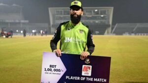 Moeen Ali shines as Sylhet beat Dhaka by 20-run
