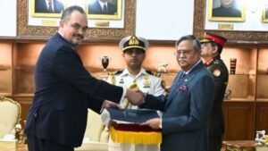 New US Ambassador presents credentials to President