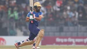 Shamim’s heroics go in vain as Dhaka fall narrowly short against Sylhet