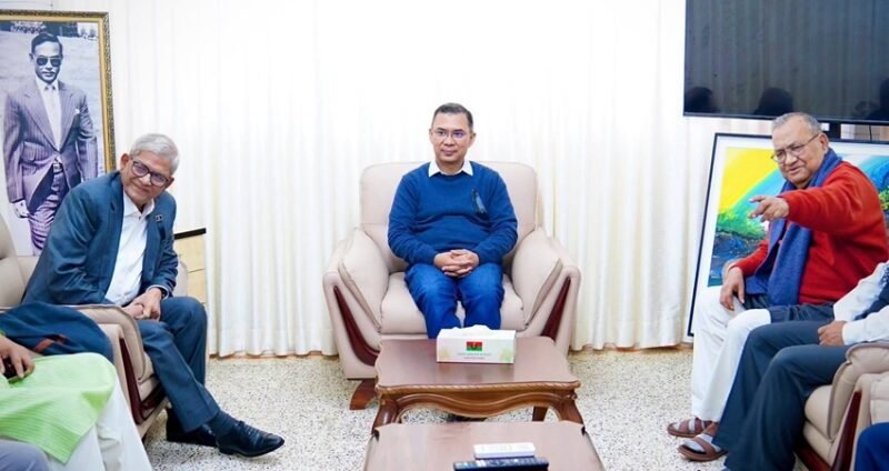 Left Democratic Alliance leaders meet Tarique Rahman