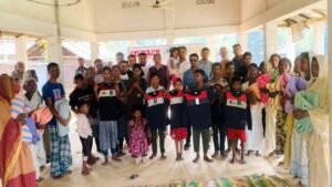 Underprivileged people receive winter clothing in Kulaura