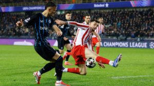 Club Brugge equalise late to force 3-3 home draw with Atletico Madrid