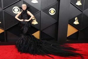 Grammy red carpet: black and white, barely there and no ICE