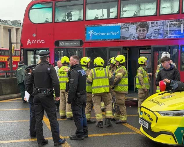 Nine people injured in London’s second serious bus crash within 24 hours