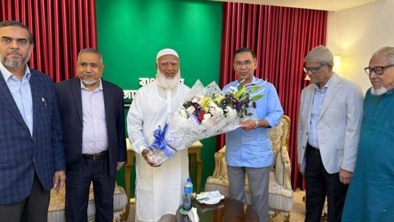 Tarique Rahman visits Jamaat Ameer