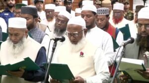 Jamaat MPs take both oaths