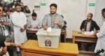 Nahid Islam casts vote in Dhaka-11