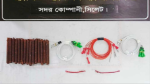 15 power gel sticks, 17 electric detonators recovered in Sylhet