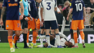 Tottenham winger Odobert sidelined with ACL tear