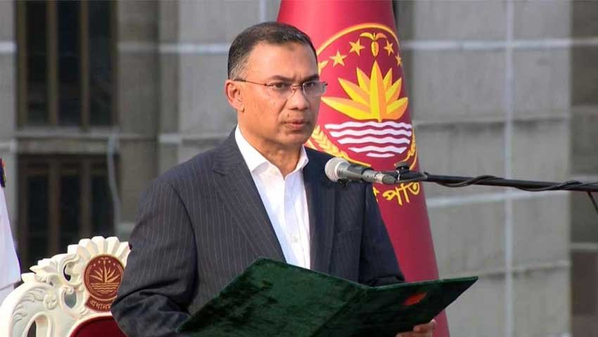 Tarique Rahman sworn in as Prime Minister