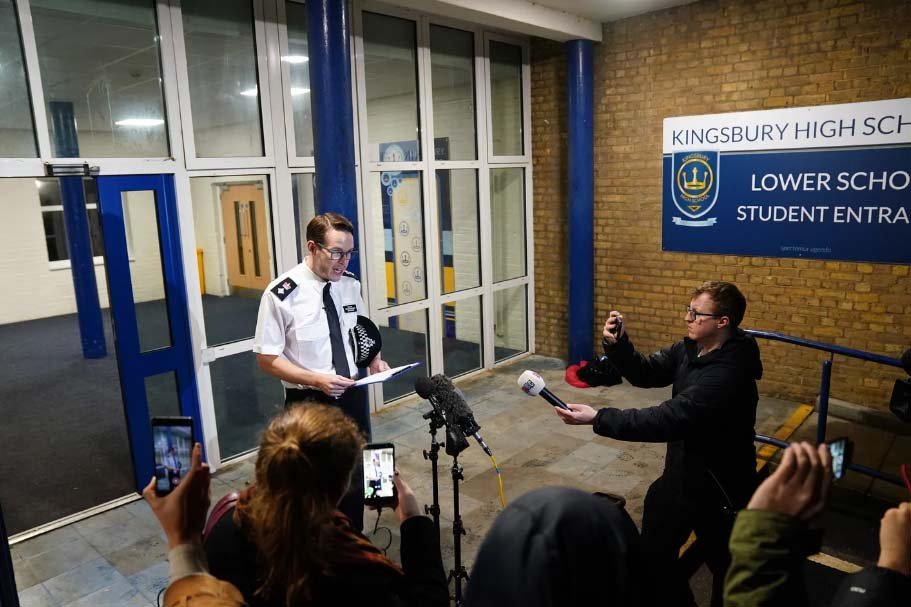 Boy, 13, arrested on suspicion of attempted murder after school stabbings