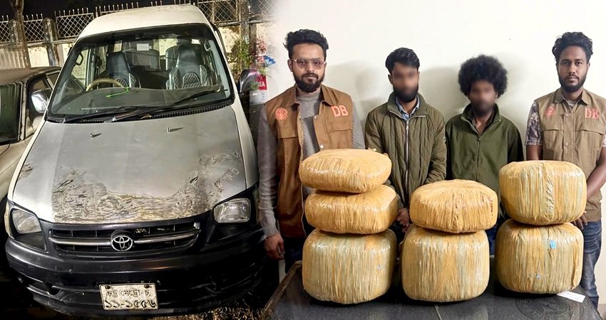 2 held with hemp in Habiganj