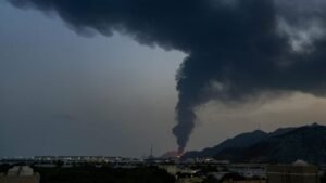 Kuwait airport, Bahrain desalination unit struck as Iran presses Gulf attacks