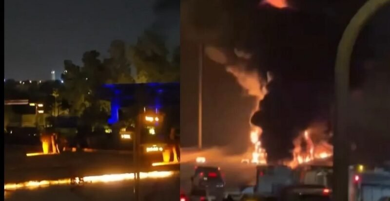 US Embassy in Saudi capital hit by drones, fire reported