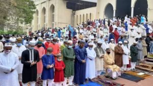 First Eid congregation held at Baitul Mukarram