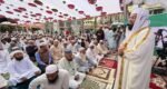 Jamaat Ameer offers Eid prayers at Mirpur Monipur School ground