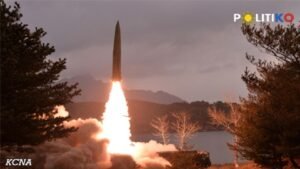 South Korea says North fires around 10 ballistic missiles