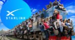 Free Starlink internet service on trains launched under pilot project